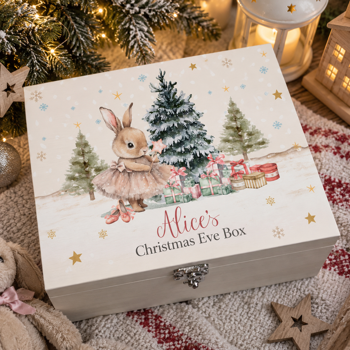 Christmas Bunny Rabbit Box