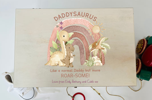 Daddysaurus keepsake box
