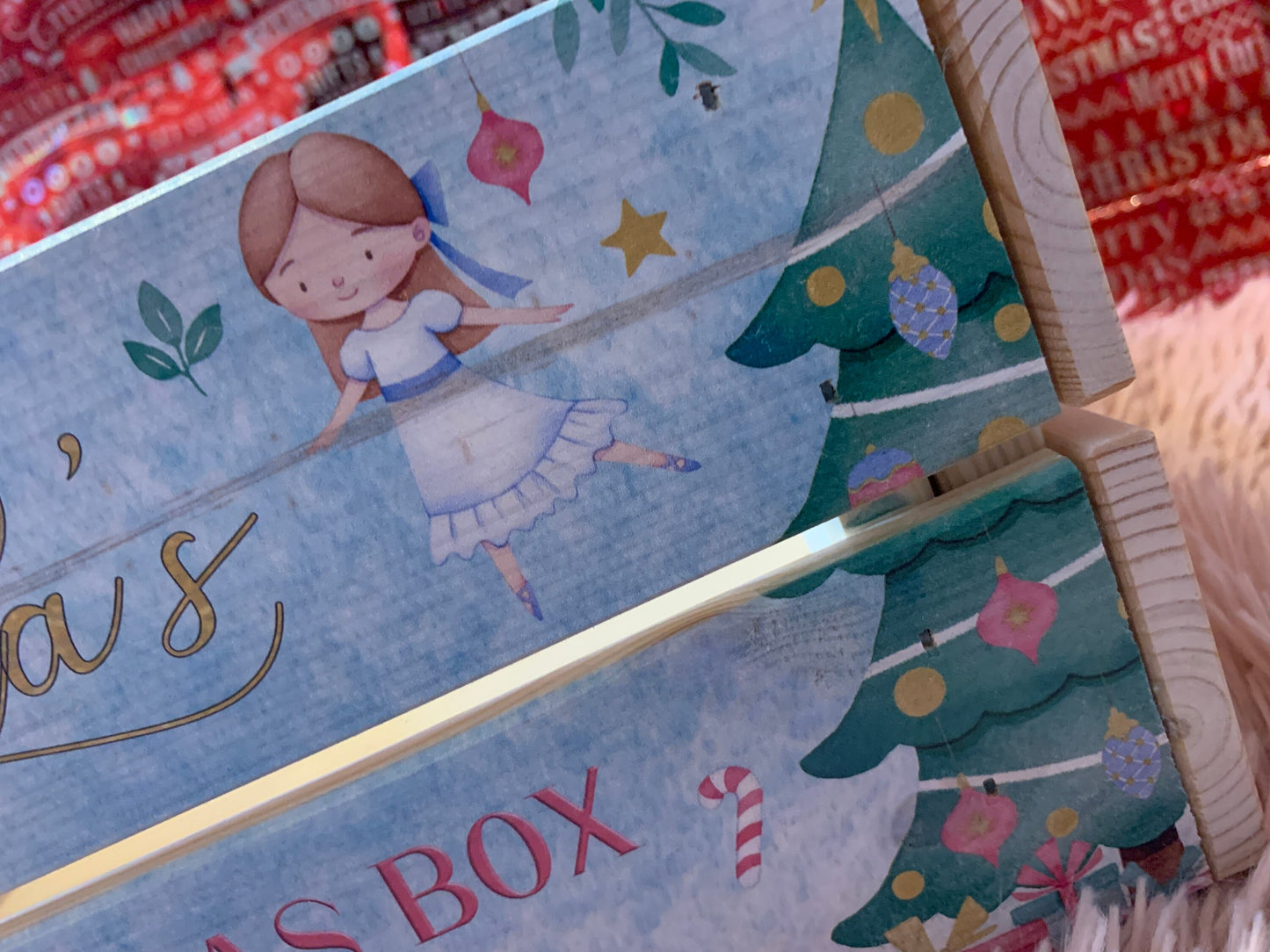 Nutcracker Blue Christmas Crate