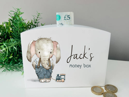 Vintage elephant money box