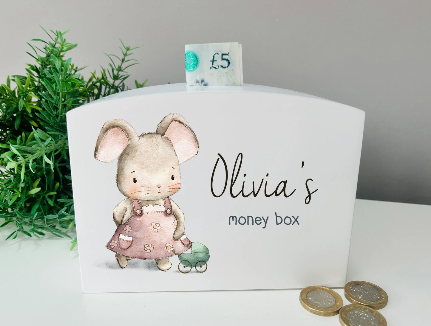 Vintage mouse money box