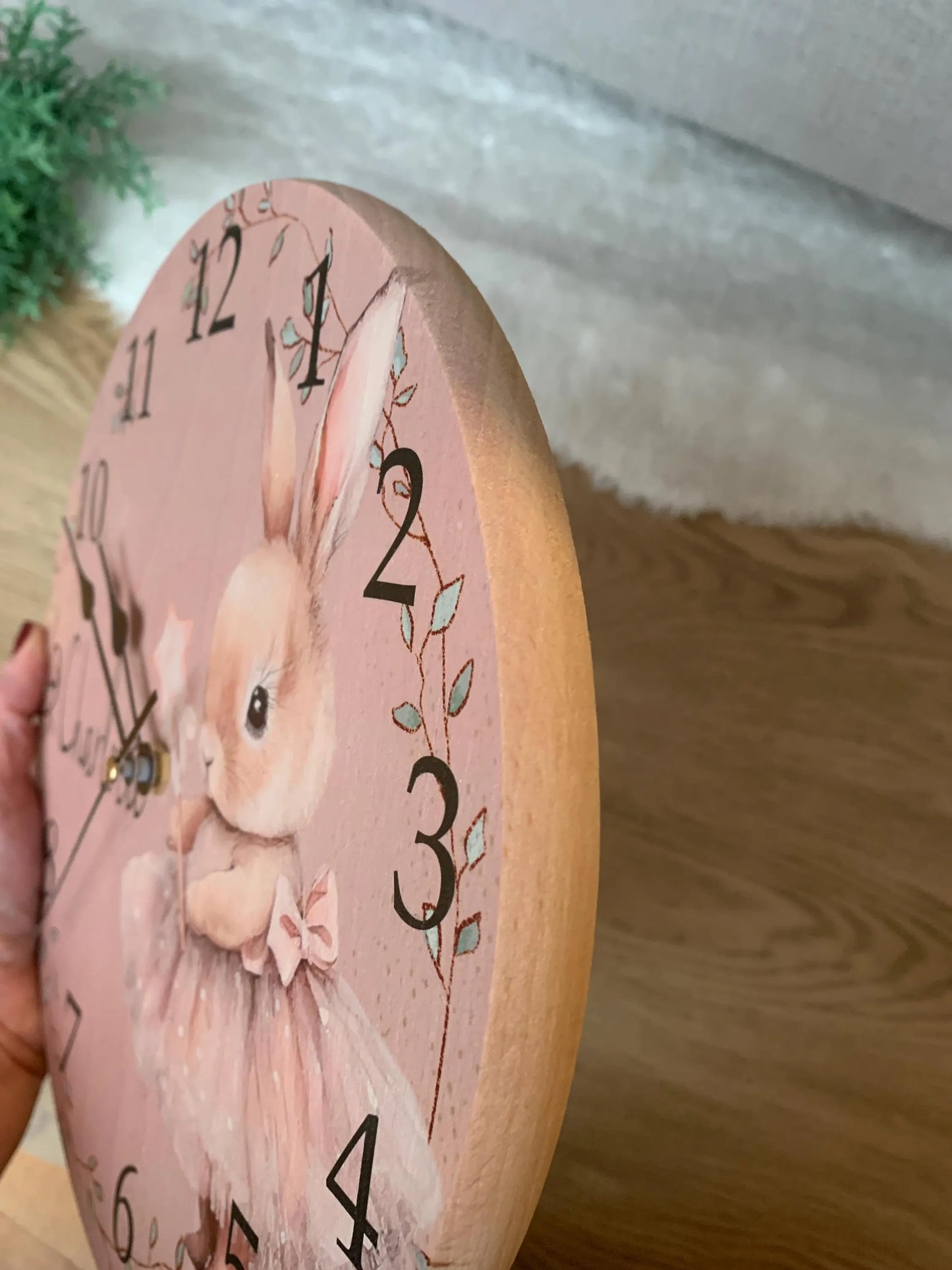 Ballerina Bunny clock