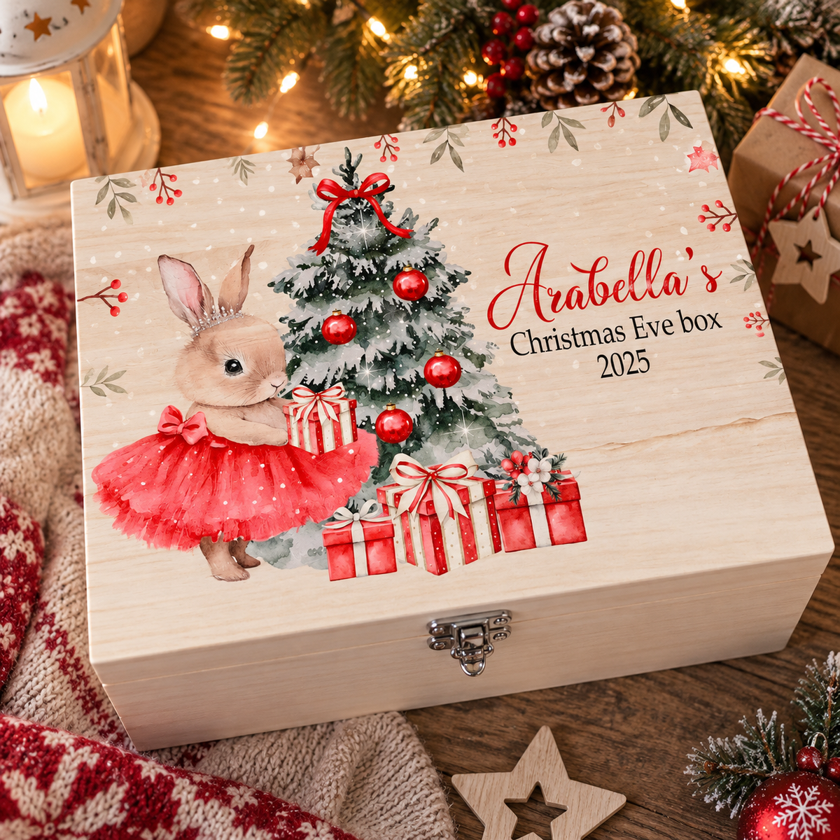 Christmas Ballerina Bunny Box