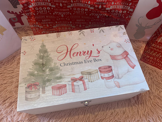 Polar Bear Christmas Box
