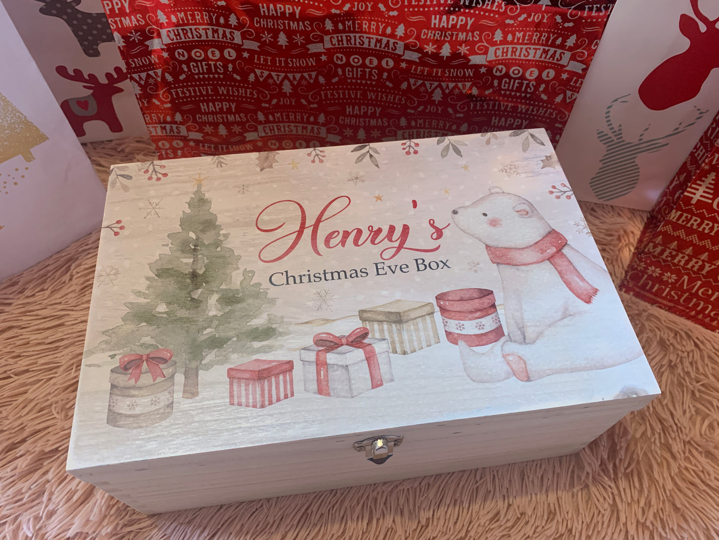 Polar Bear Christmas Box