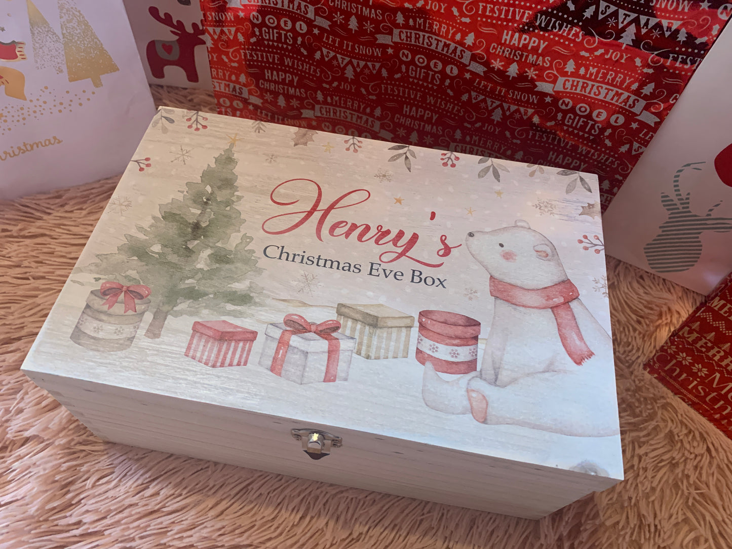 Polar Bear Christmas Box