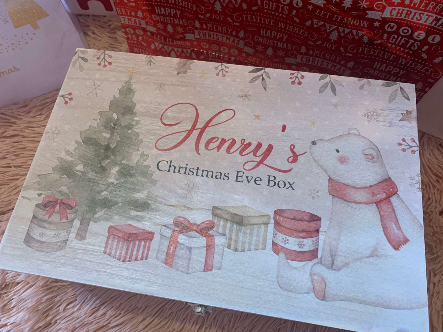 Polar Bear Christmas Box