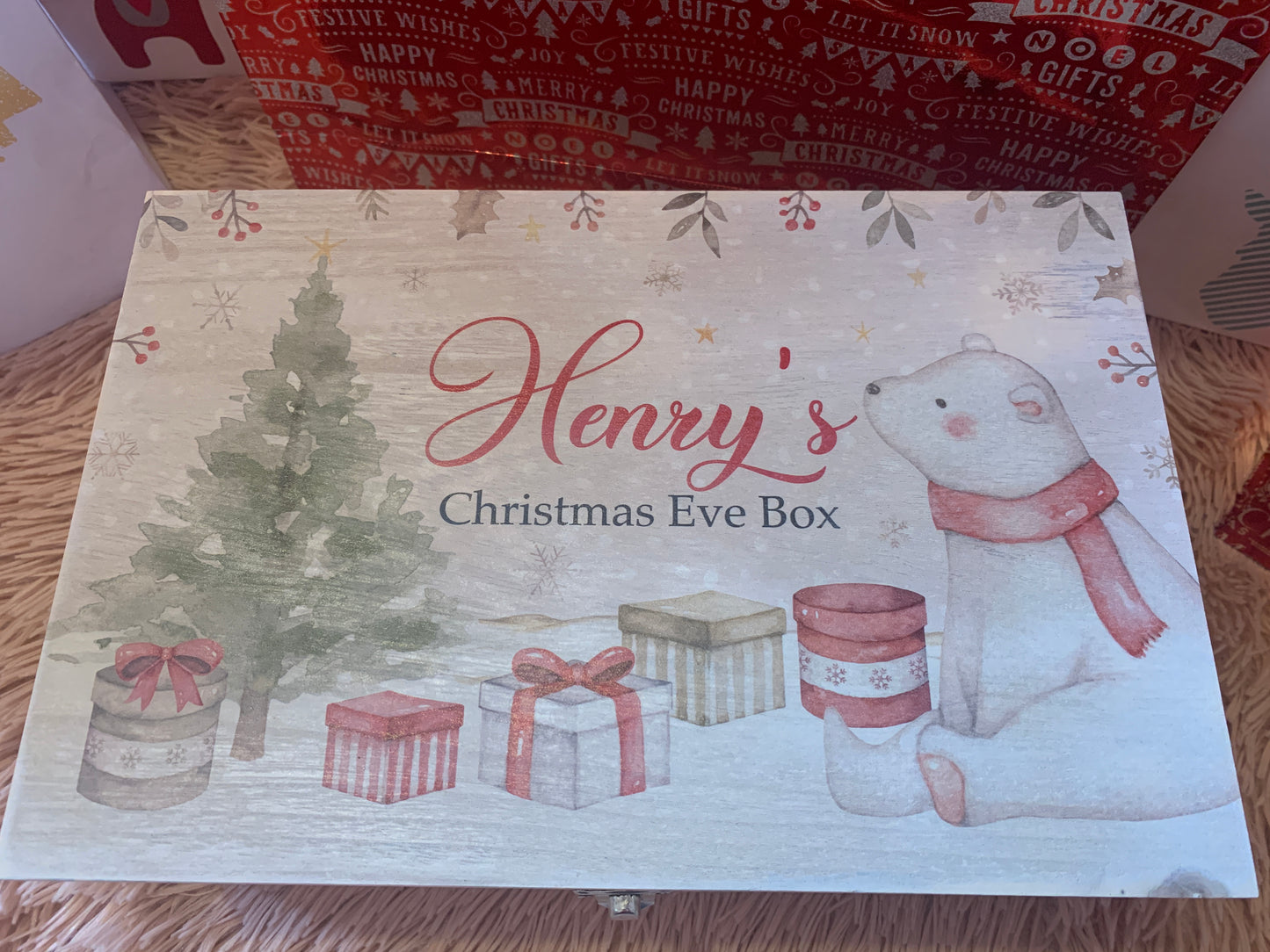 Polar Bear Christmas Box