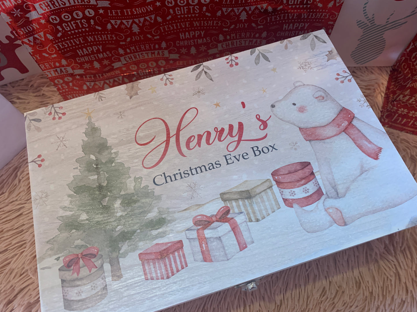 Polar Bear Christmas Box