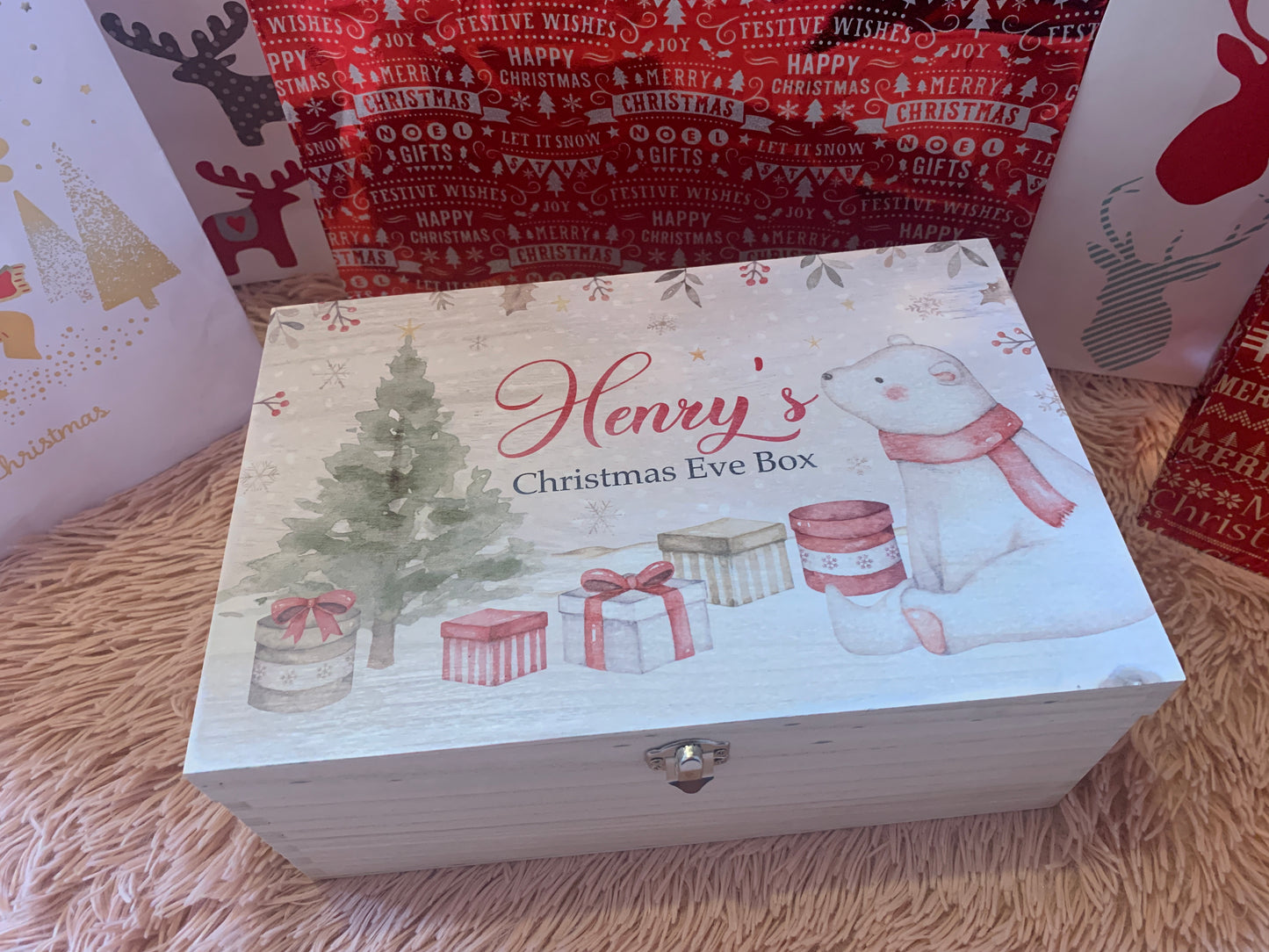 Polar Bear Christmas Box