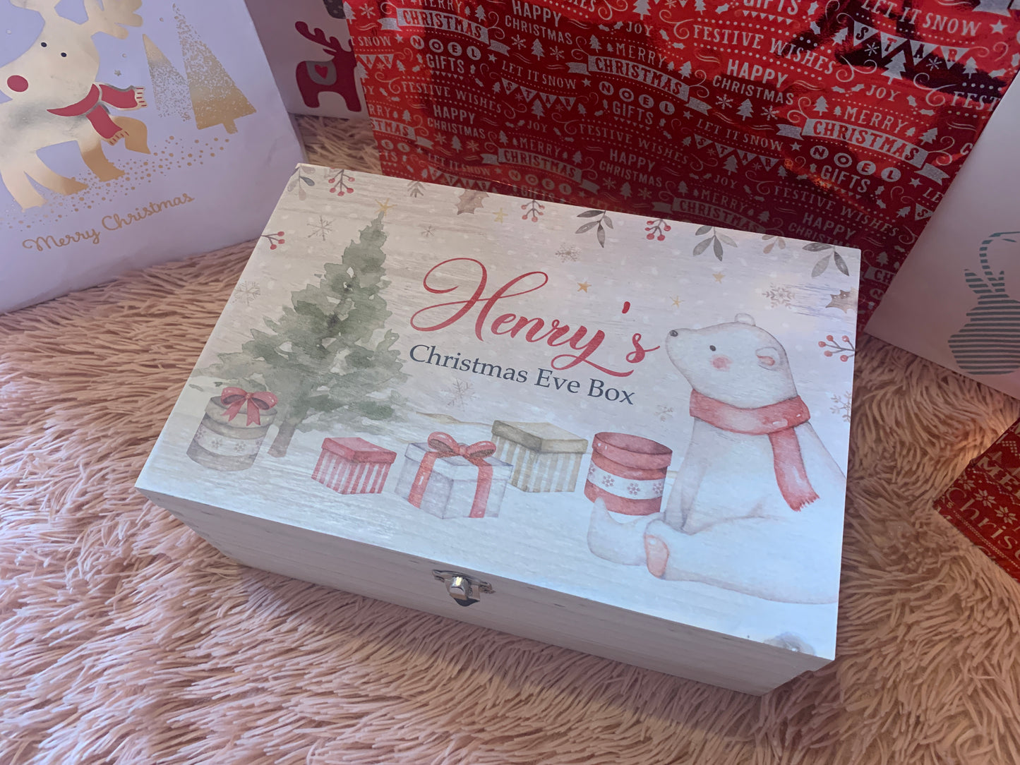 Polar Bear Christmas Box