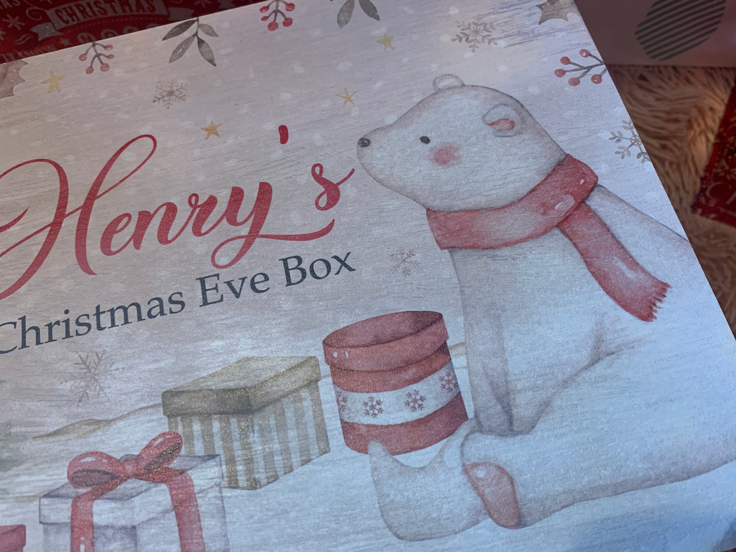 Polar Bear Christmas Box