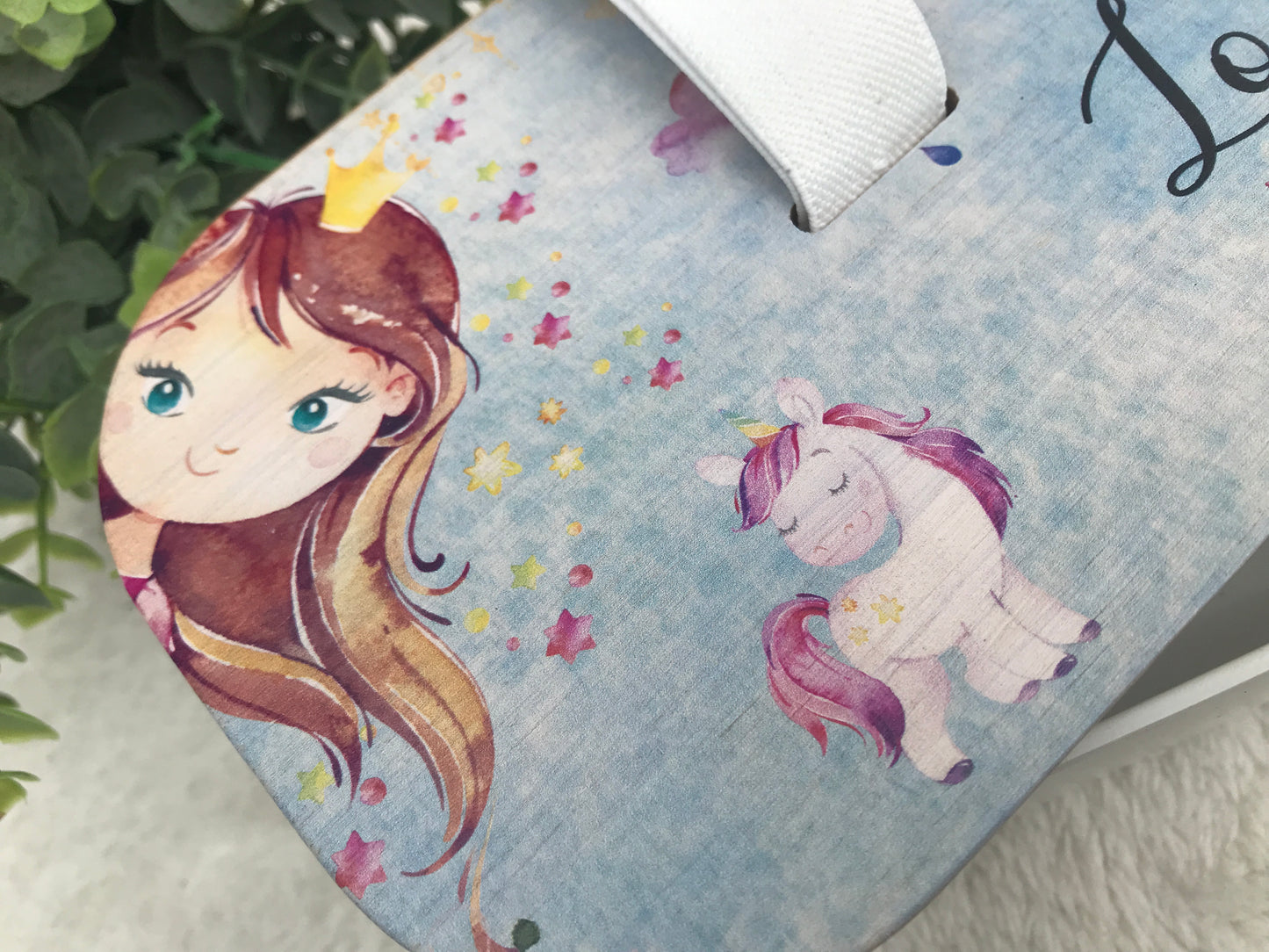 Unicorn bamboo lunch box