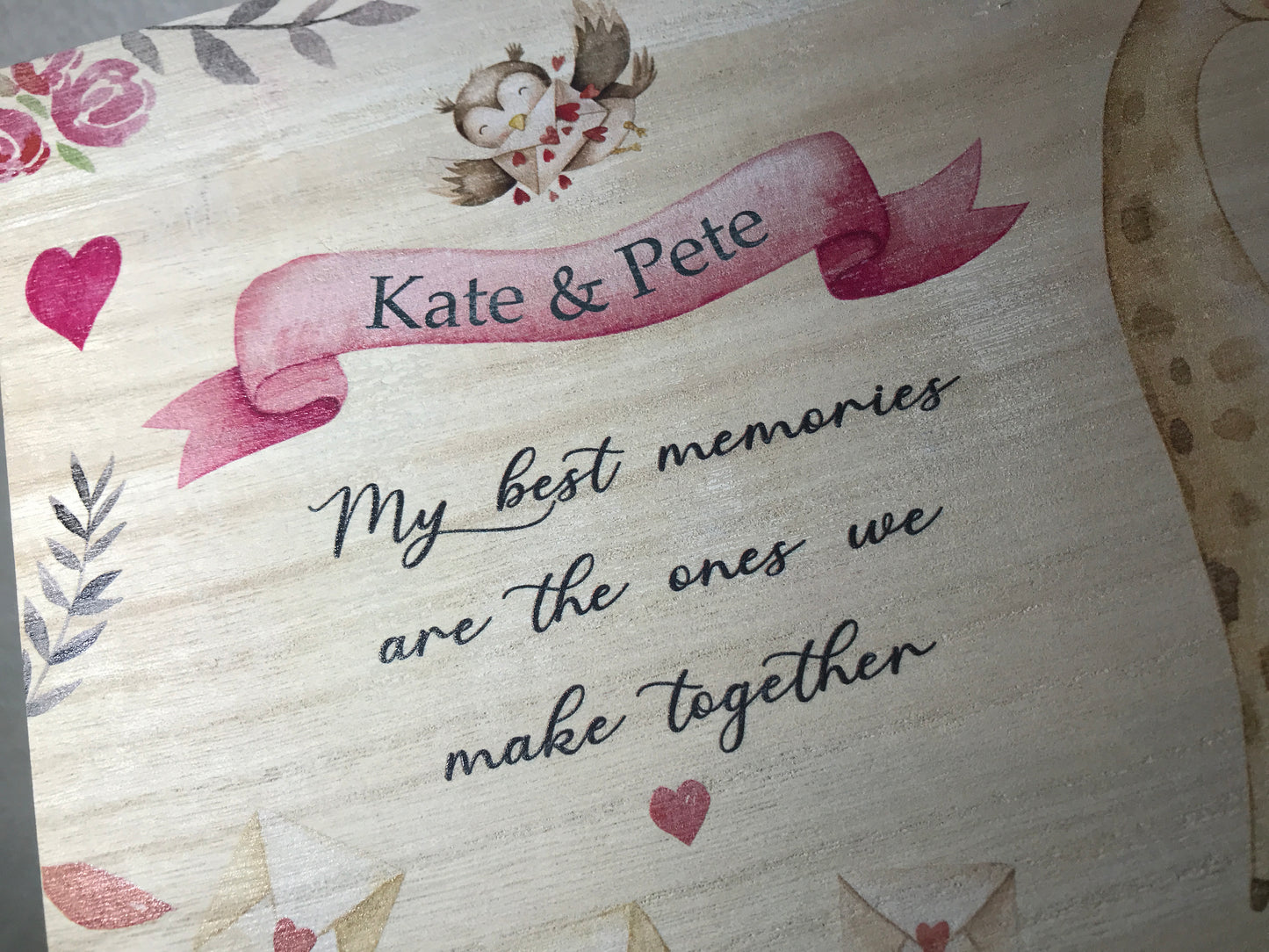 I love you keepsake box