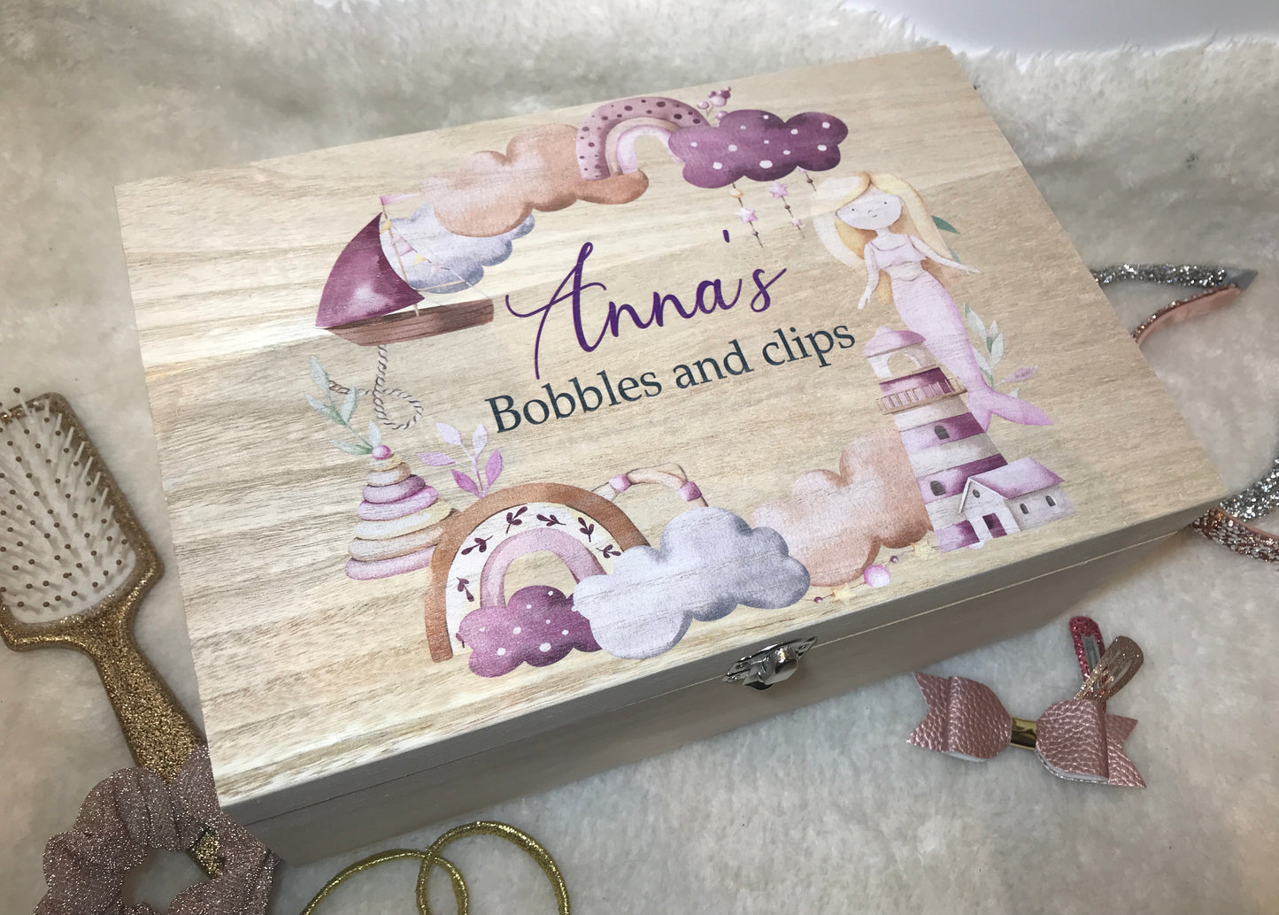 Mermaid hair box