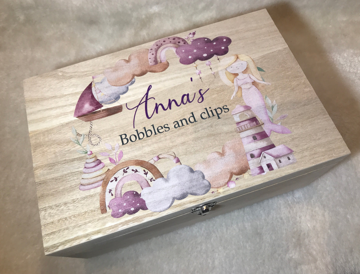 Mermaid hair box