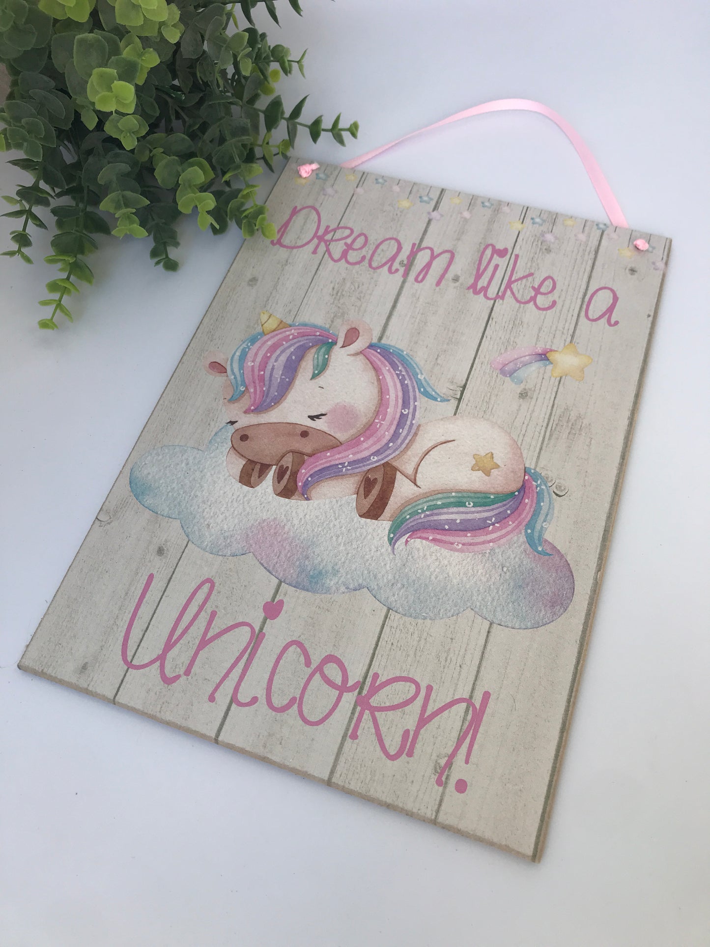 Unicorn / Whale / Space Wall Plaque