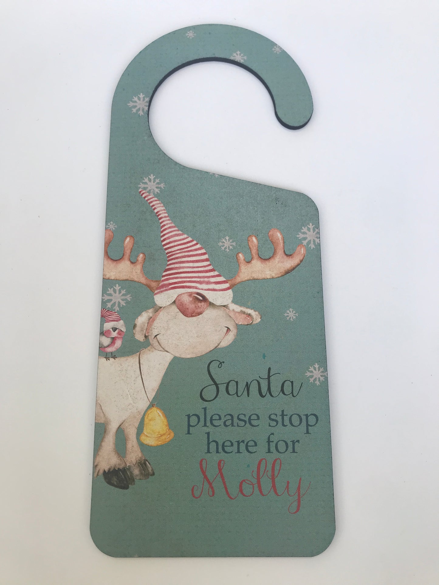 Reindeer Gnomes Christmas door hanger