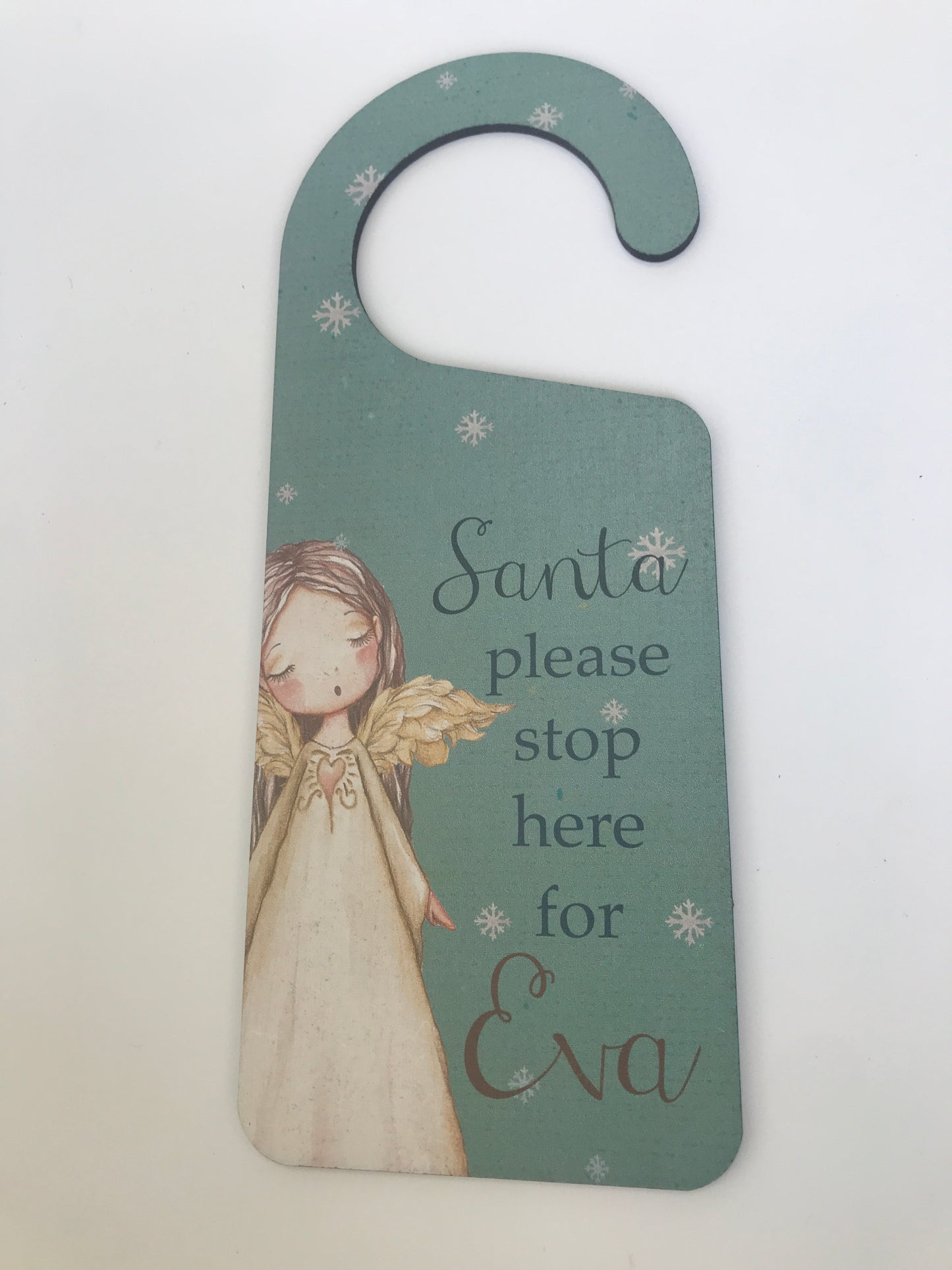 Angel Christmas door hanger