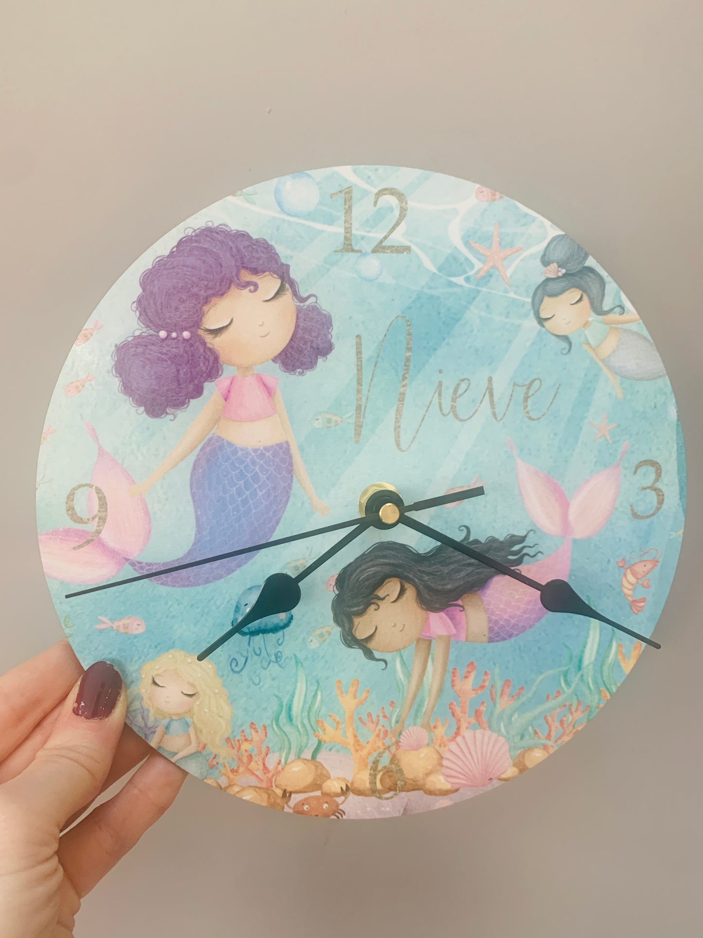 Mermaid Clock