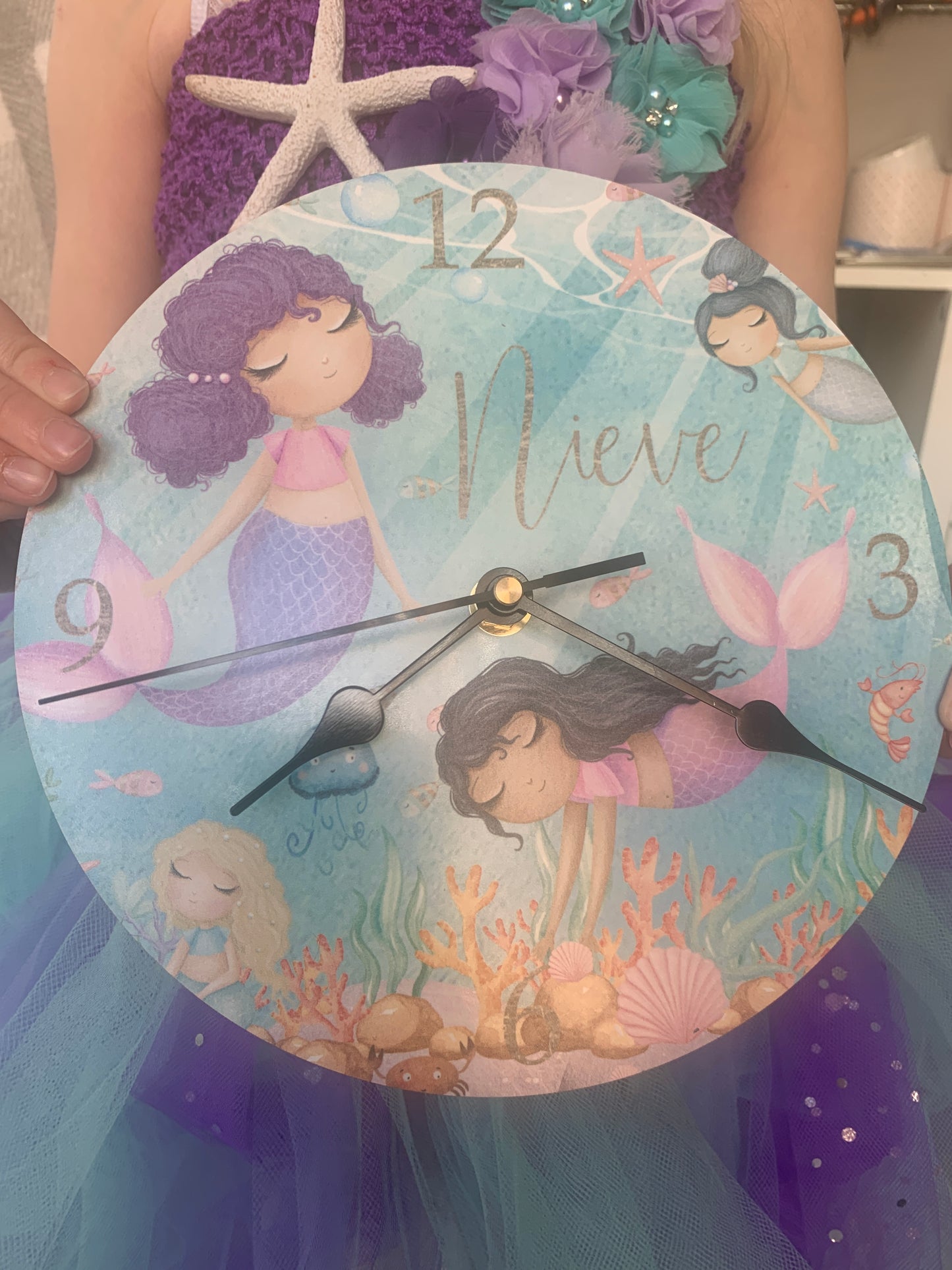 Mermaid Clock