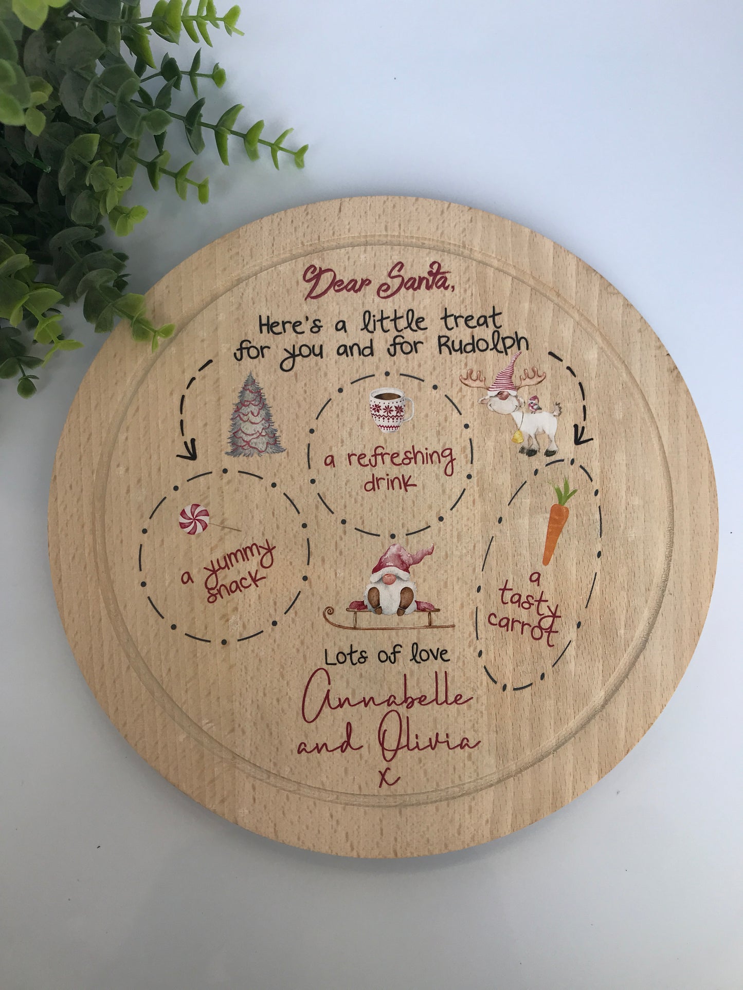 Personalised Christmas Eve Board