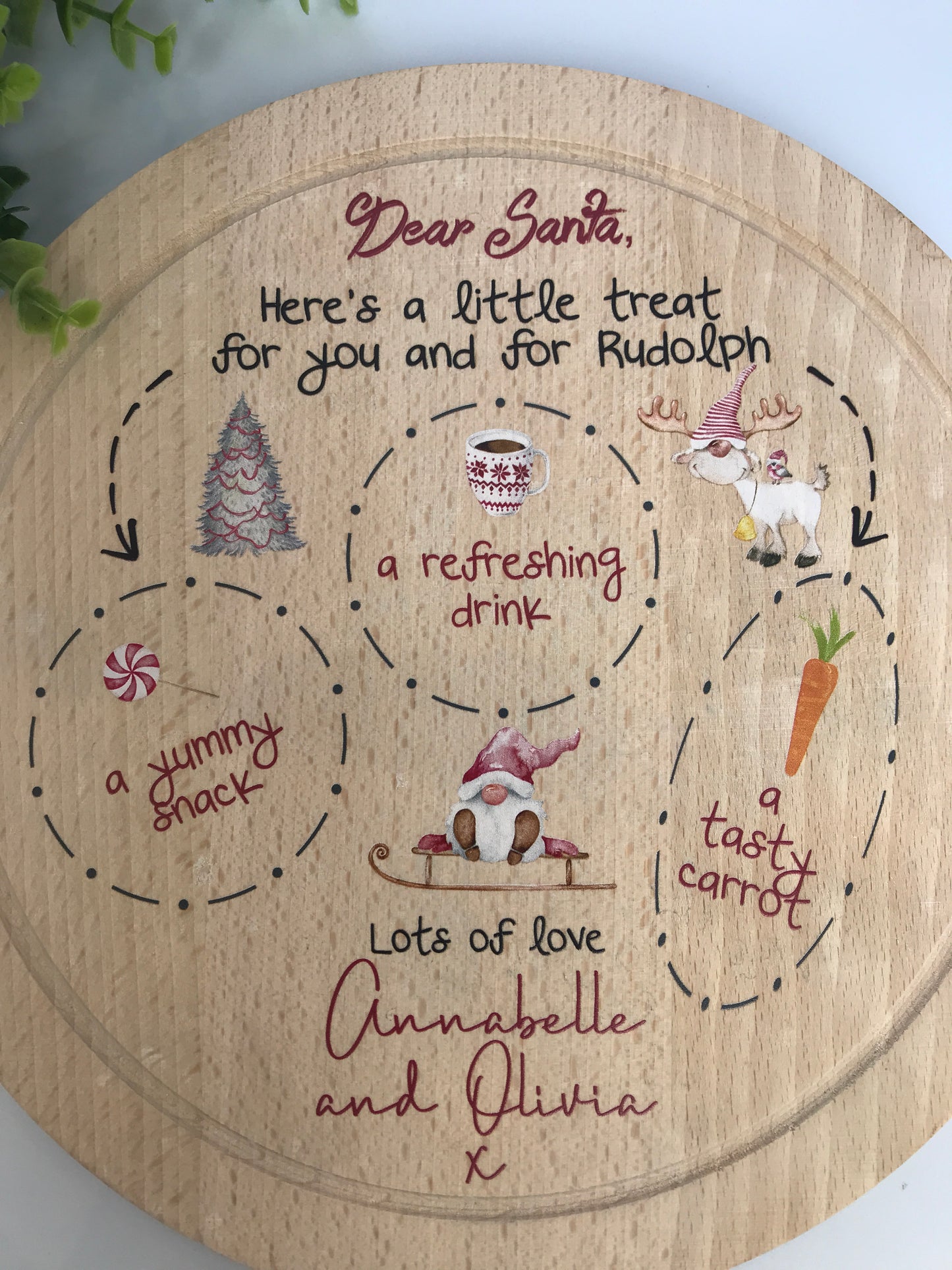 Personalised Christmas Eve Board