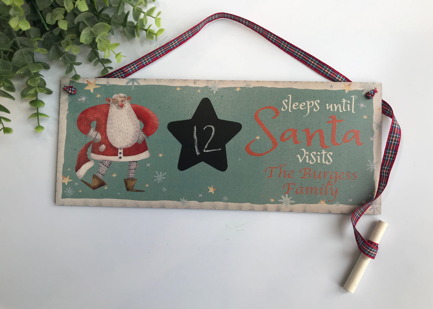 Christmas Countdown Sign