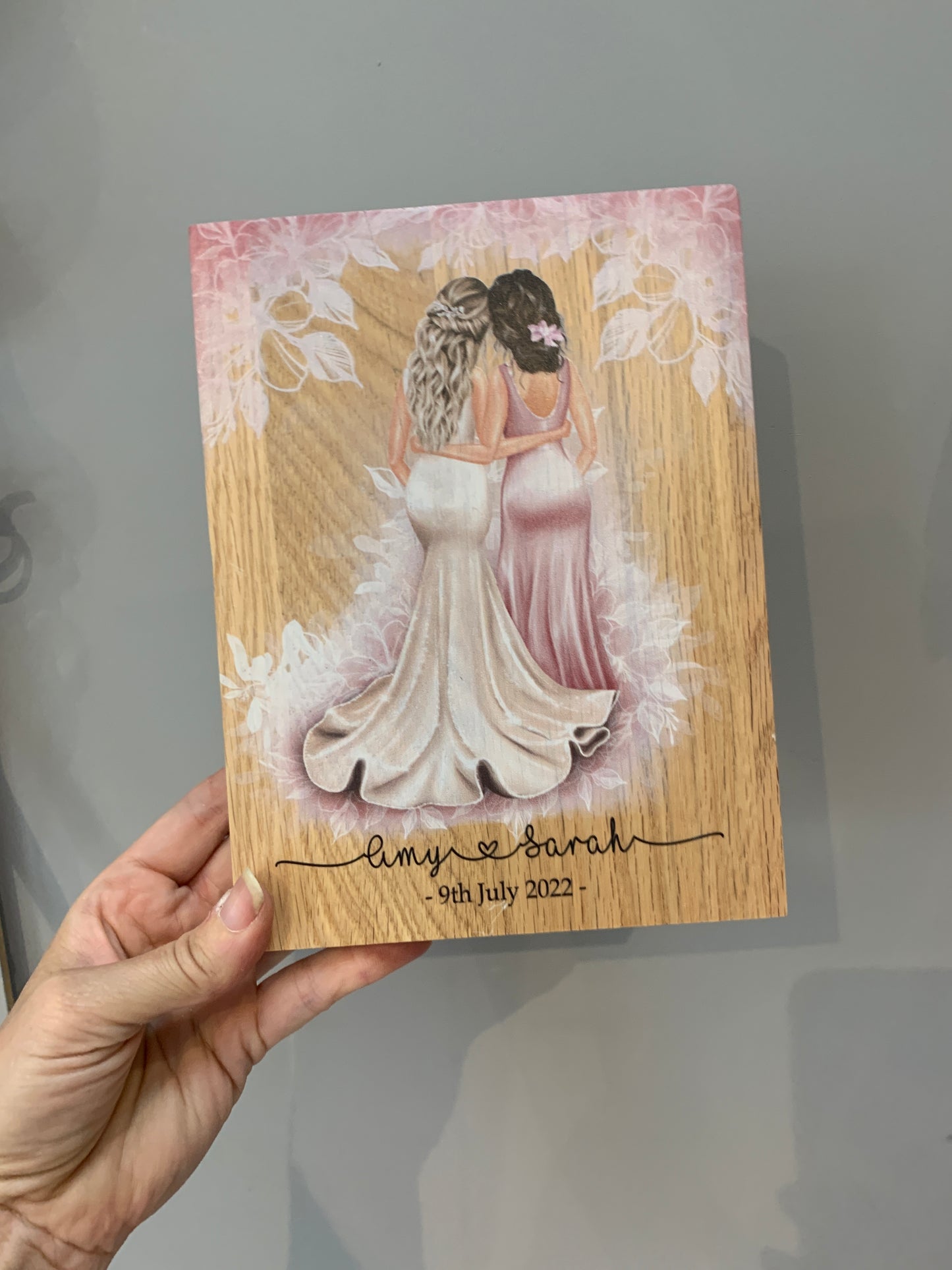 Bridesmaid photo frame