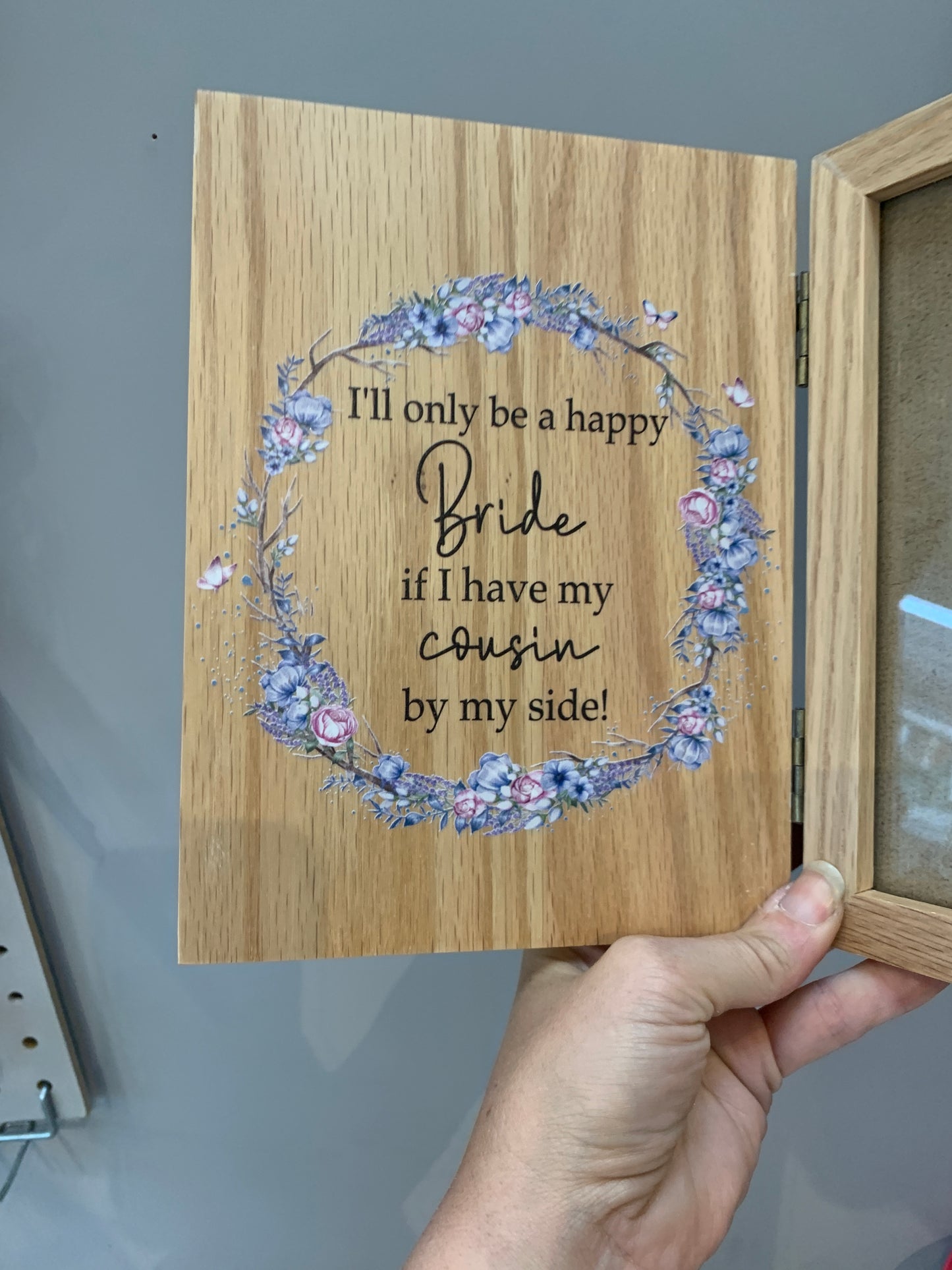 Bridesmaid photo frame