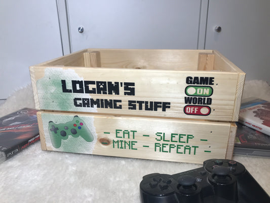 Personalised gaming crate