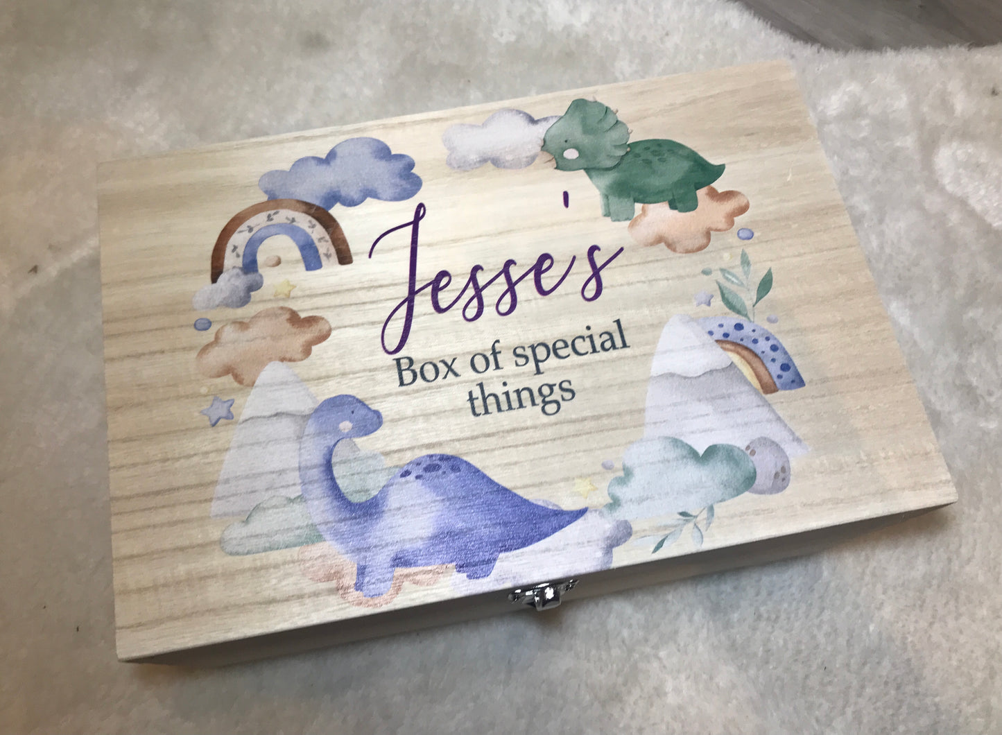 Dinosaur keepsake box