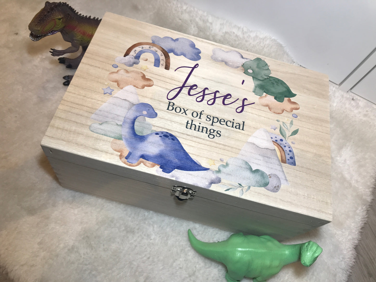 Dinosaur keepsake box
