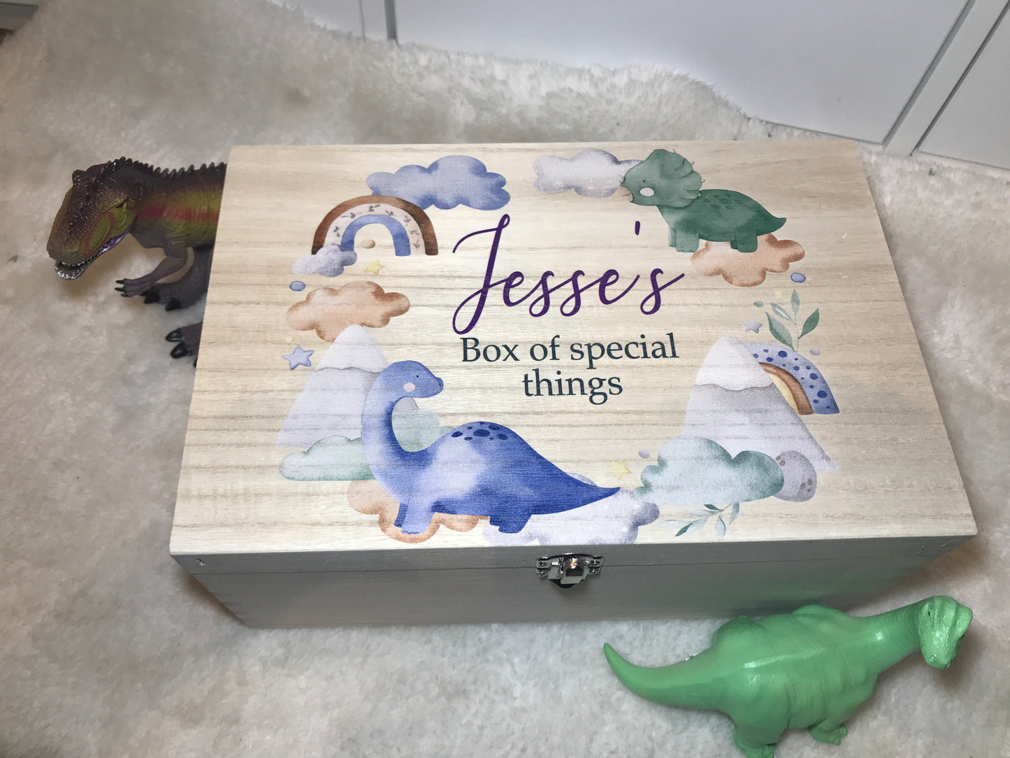 Dinosaur keepsake box