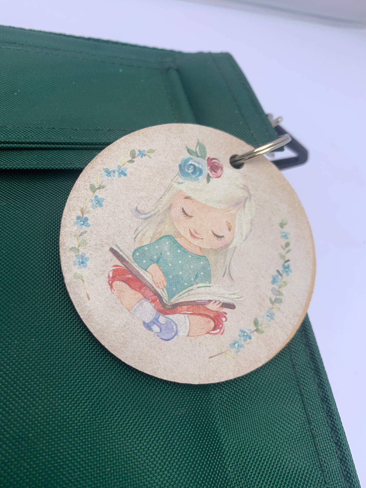 Book bag tag