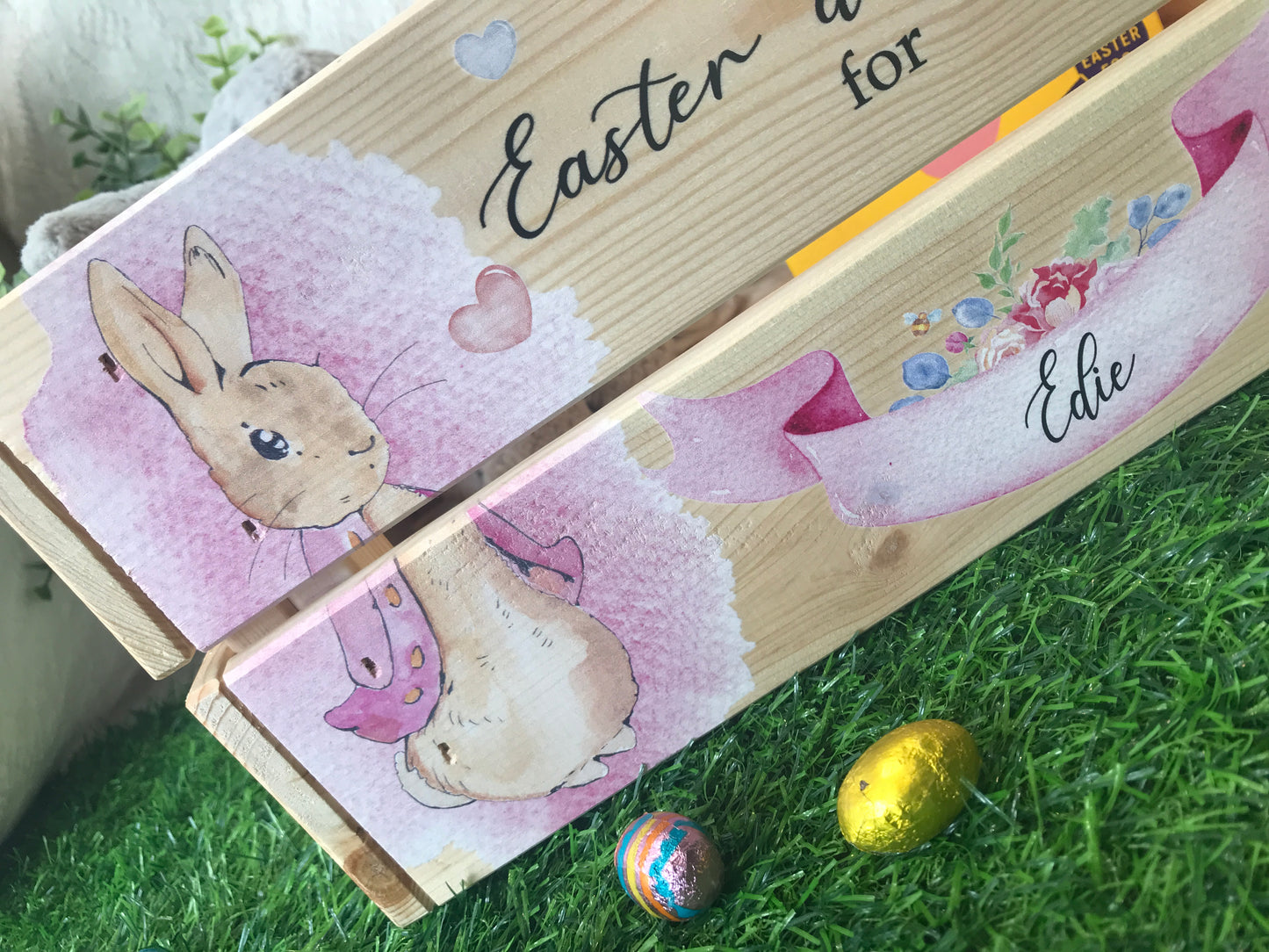 Rabbit Easter crate