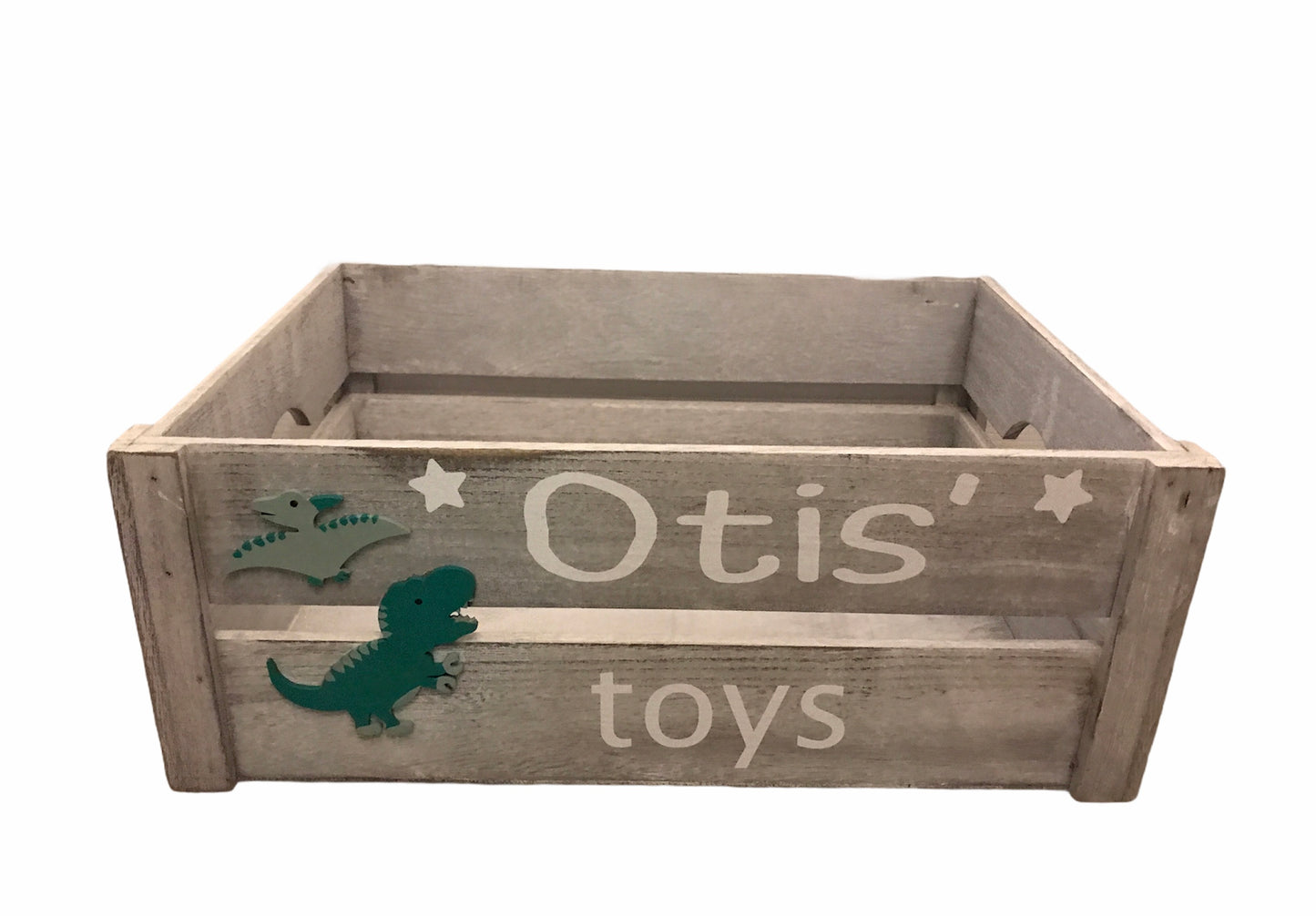 Large wooden book toy crate children