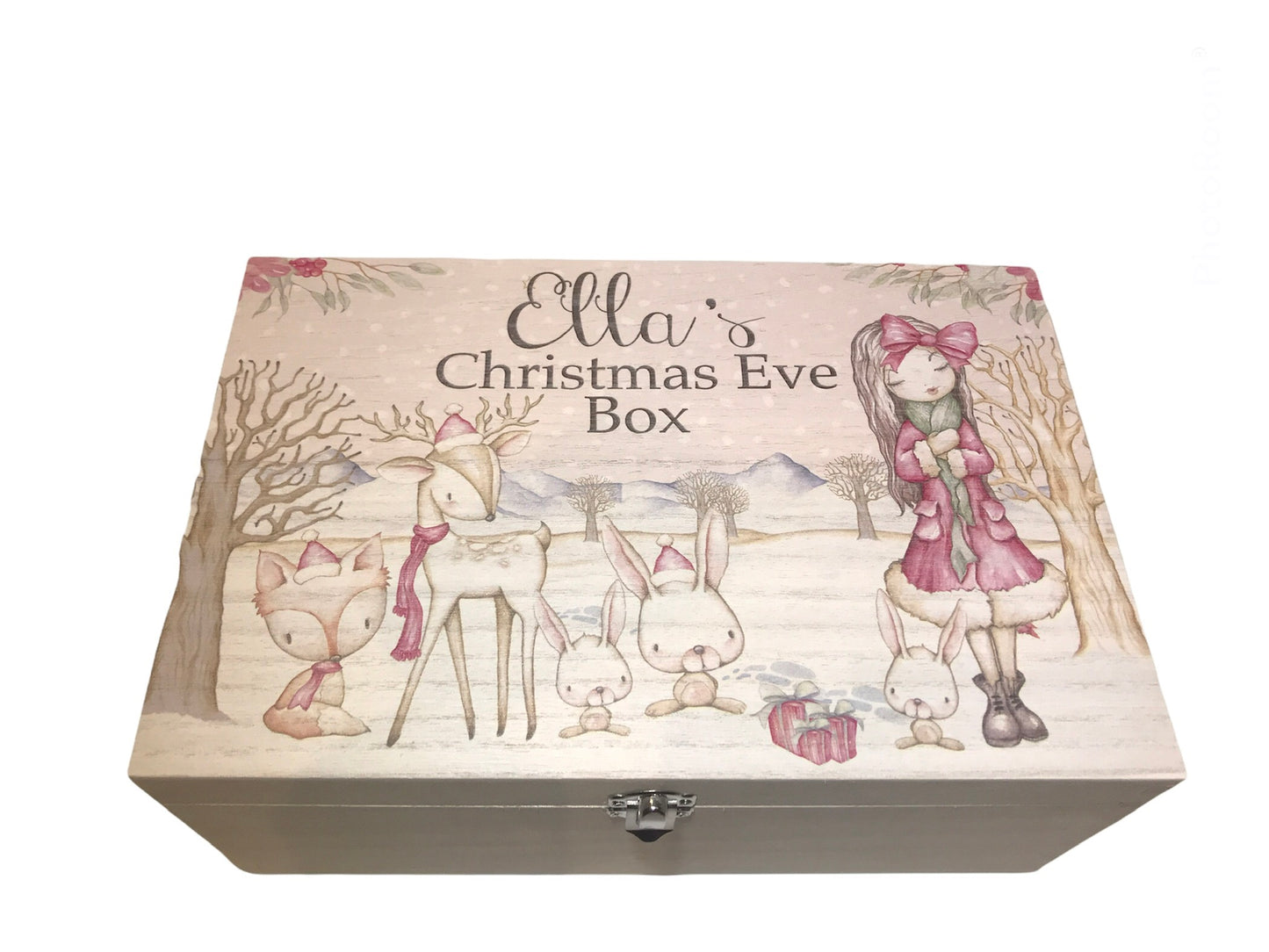 Woodland Girl Christmas Box