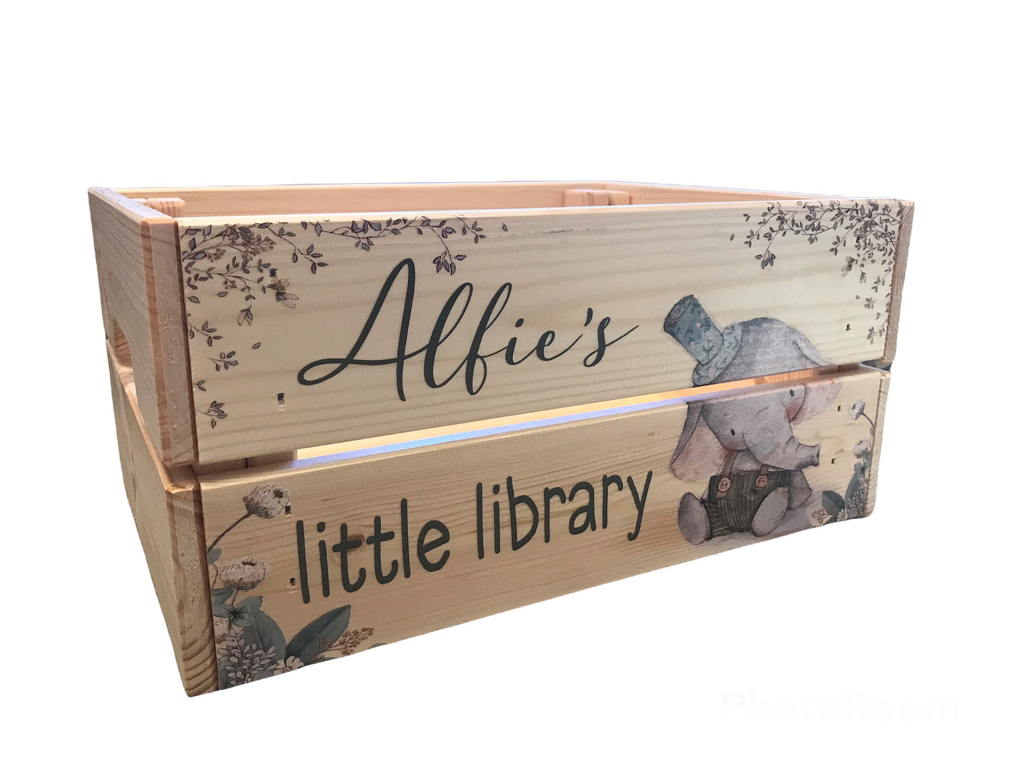 Ellie and friends personalised crate