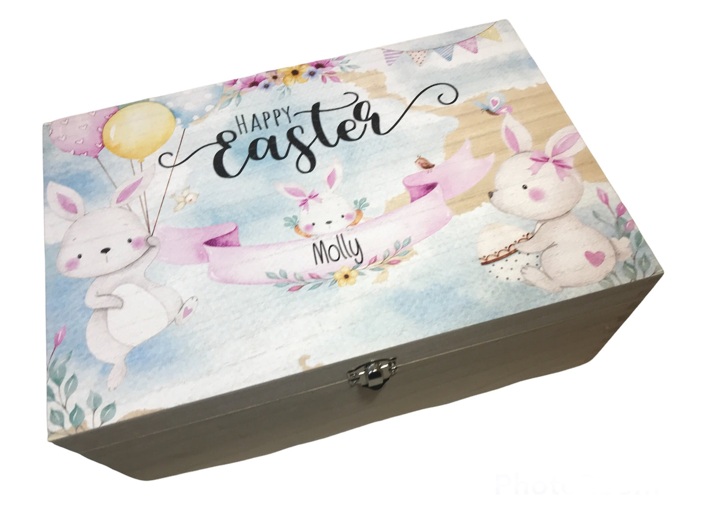 Bunny balloon Easter box