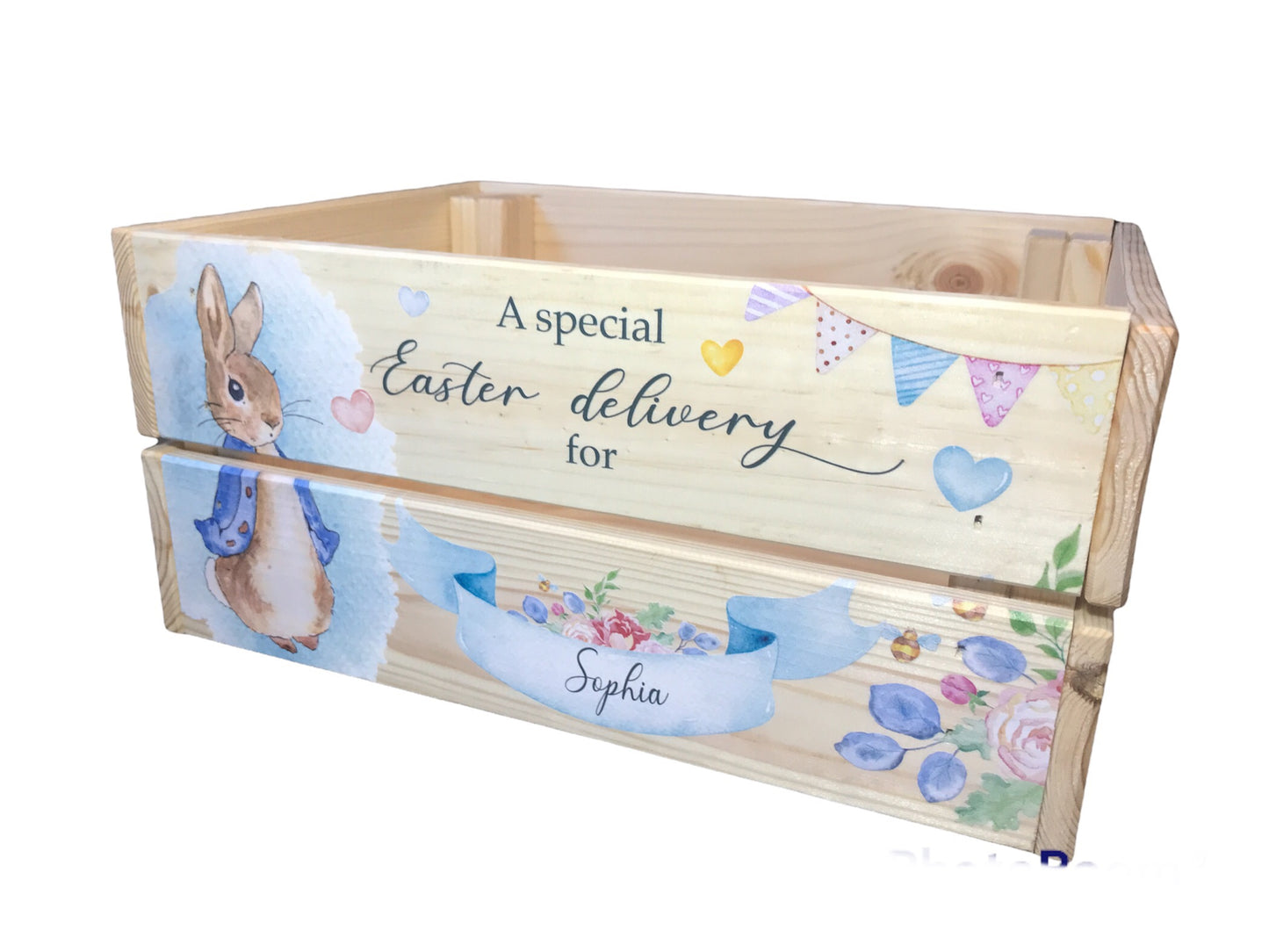 Rabbit Easter crate