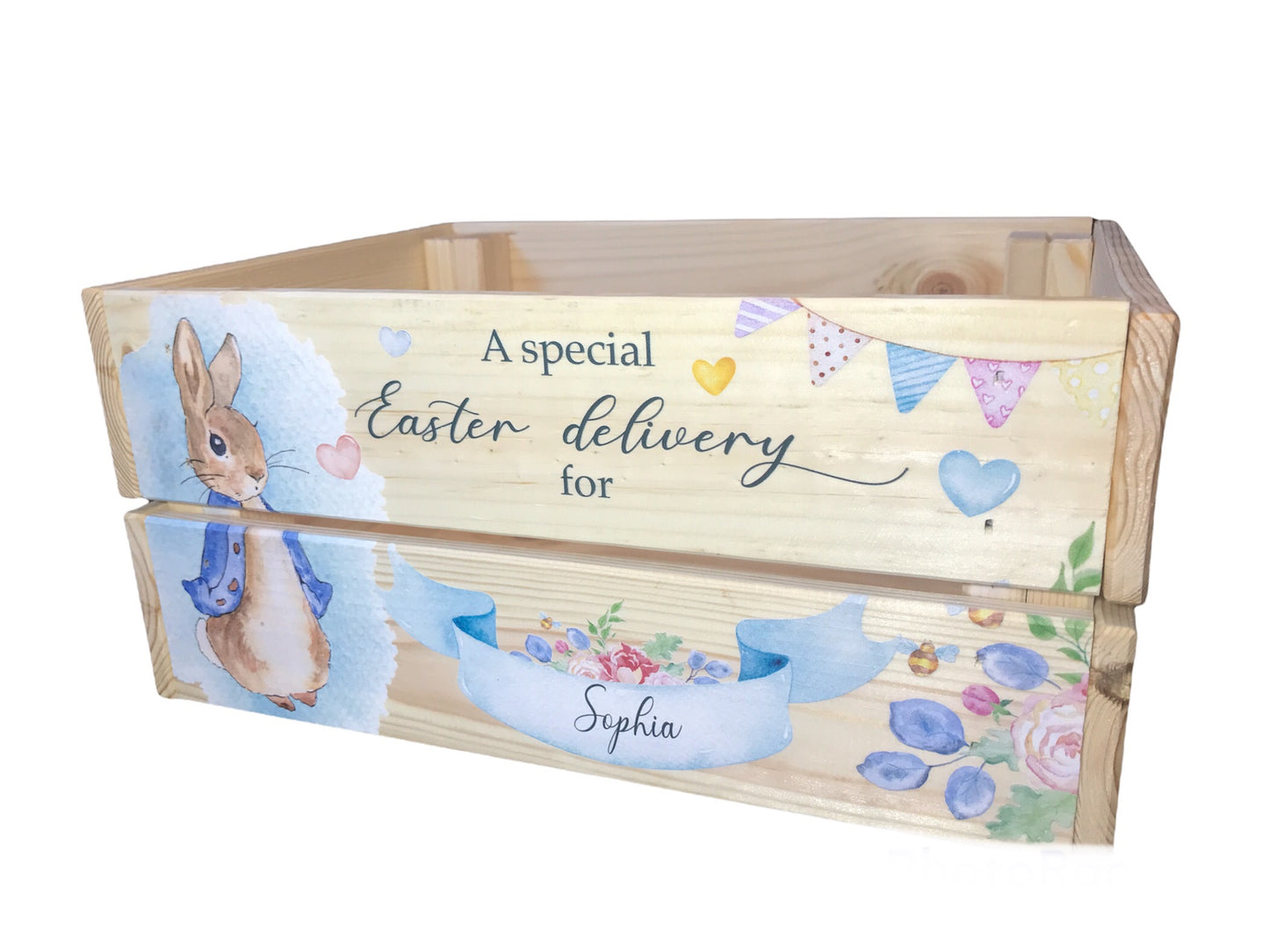 Rabbit Easter crate