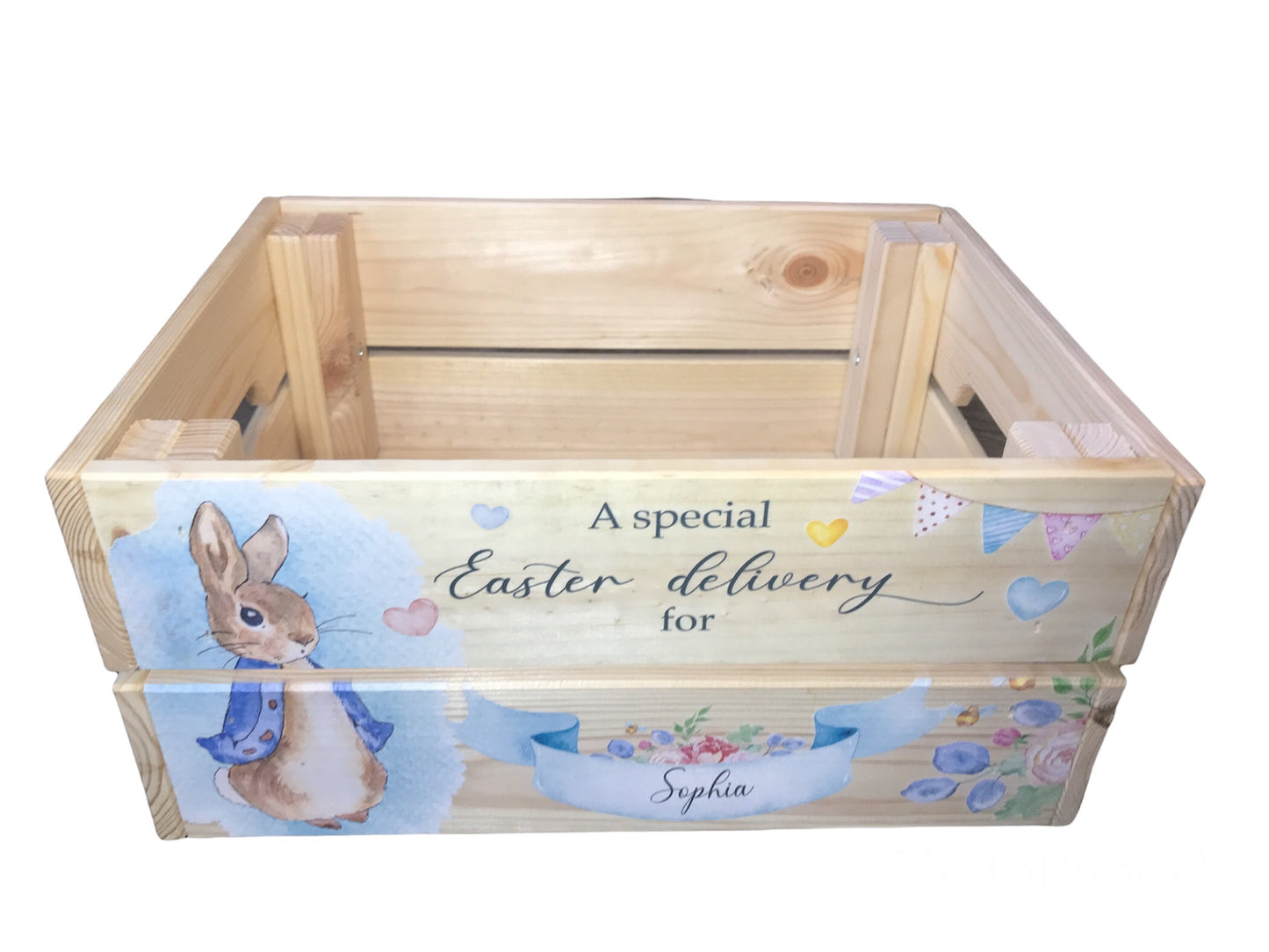 Rabbit Easter crate