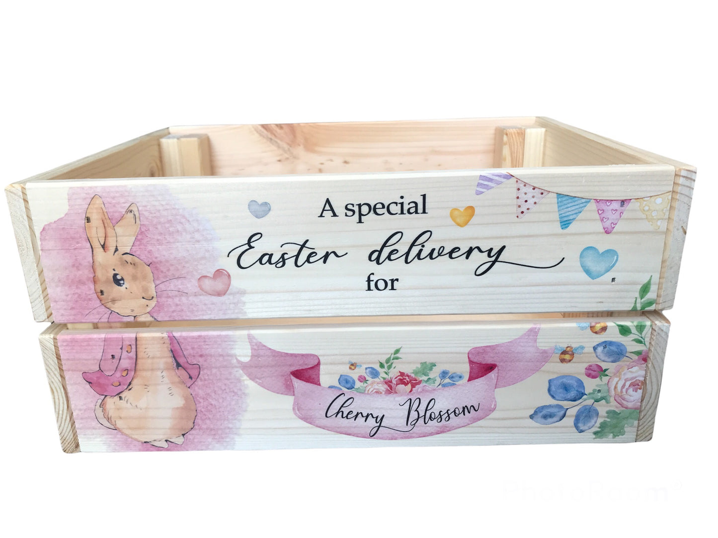 Rabbit Easter crate