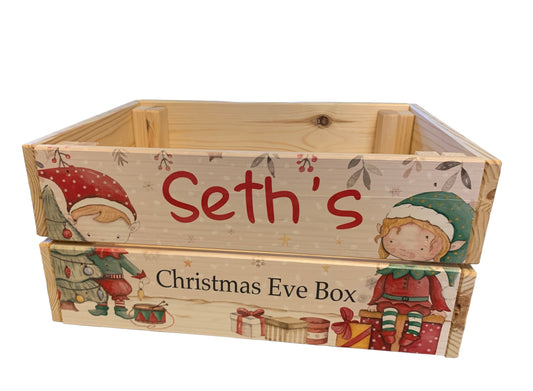 Elf Christmas Eve Crate