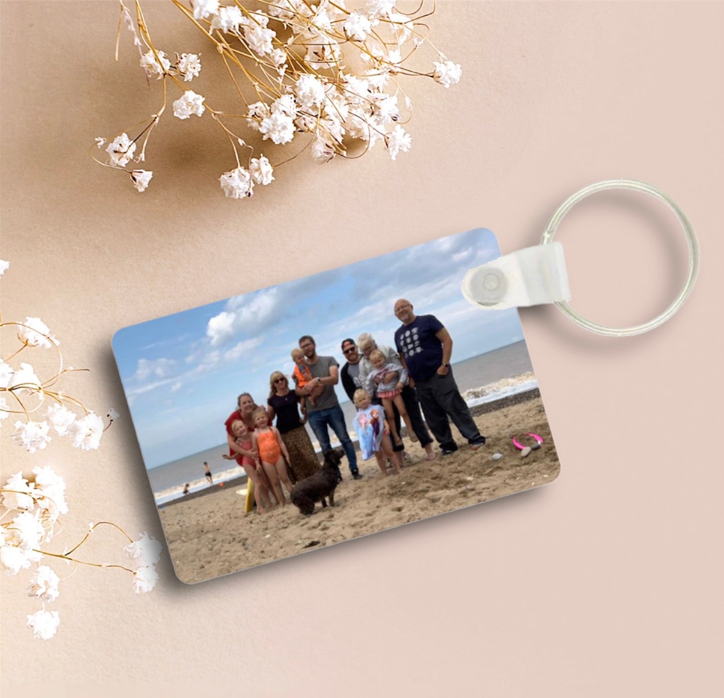 Custom photo keyrings