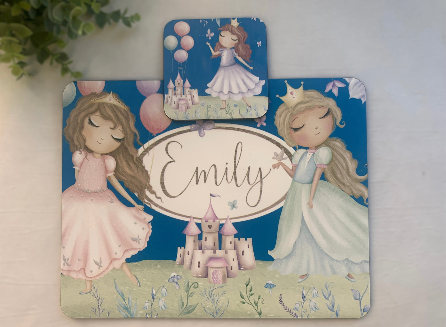 Princess placemat and coaster