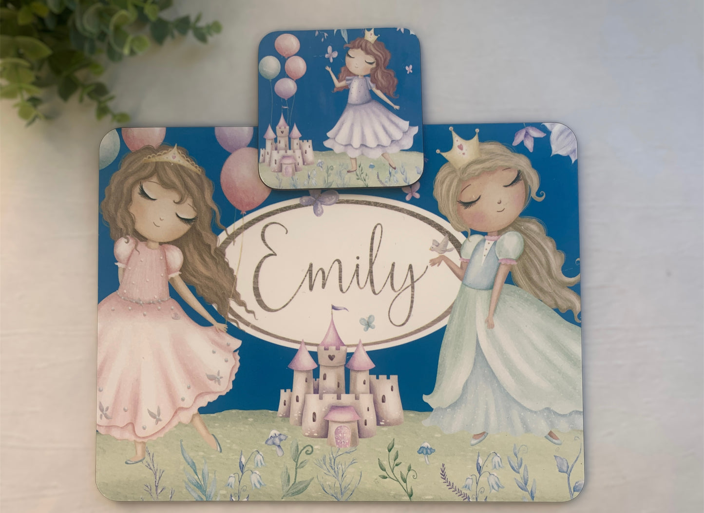 Princess placemat and coaster
