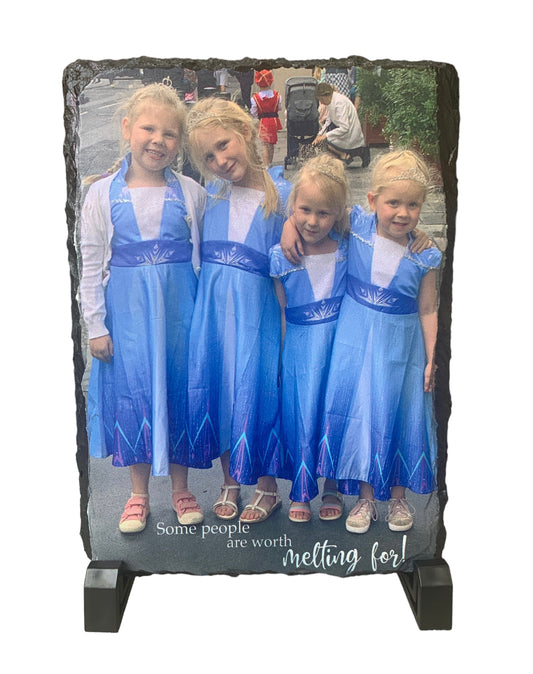 Personalised Photo Rock Slate