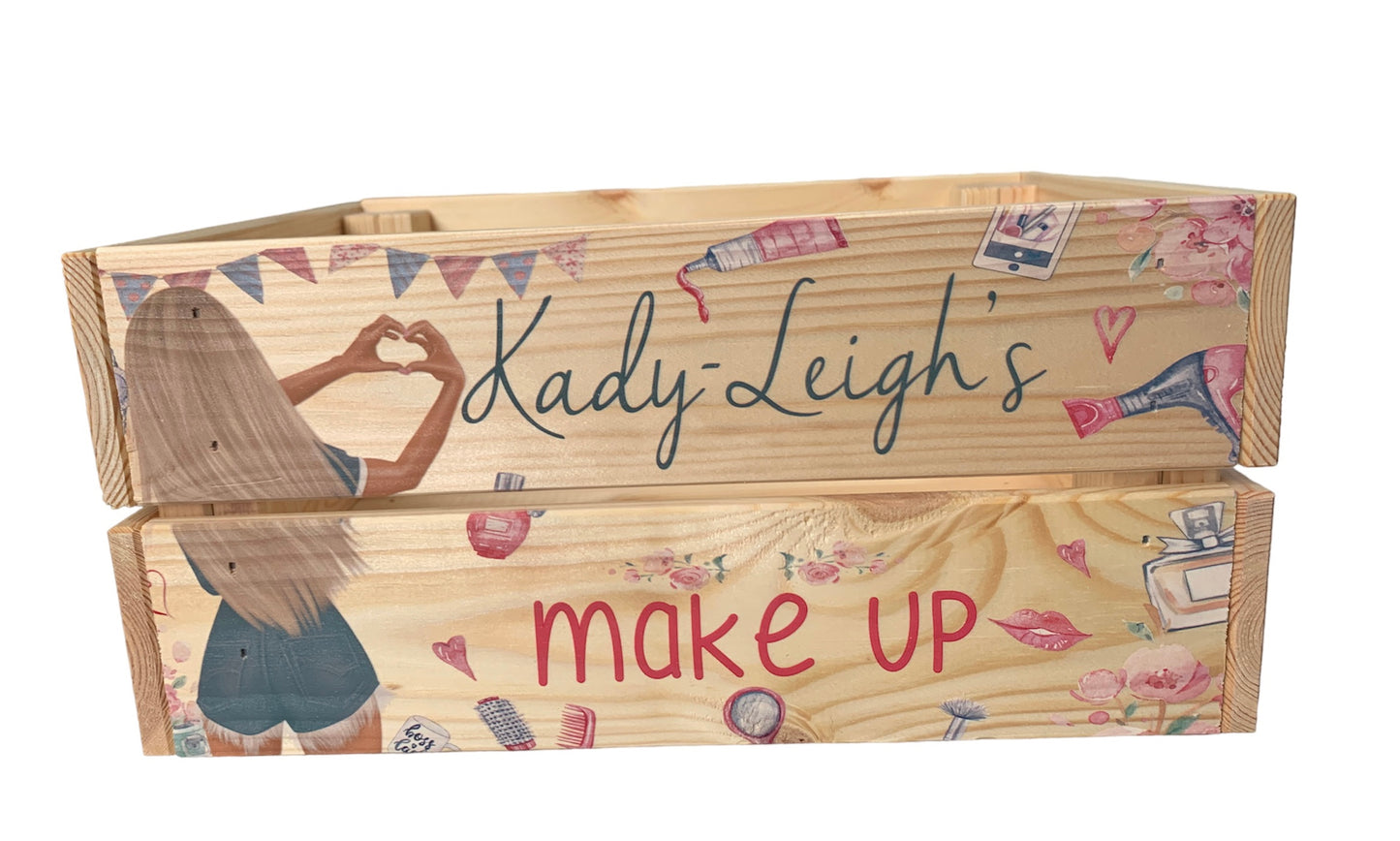 Make up personalised crate